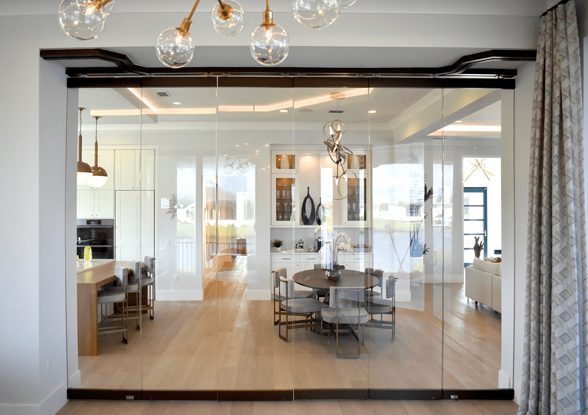 Inspiration Gallery: Glass Door Designs | Euro-Wall - Glass Door And Wall Combinations
